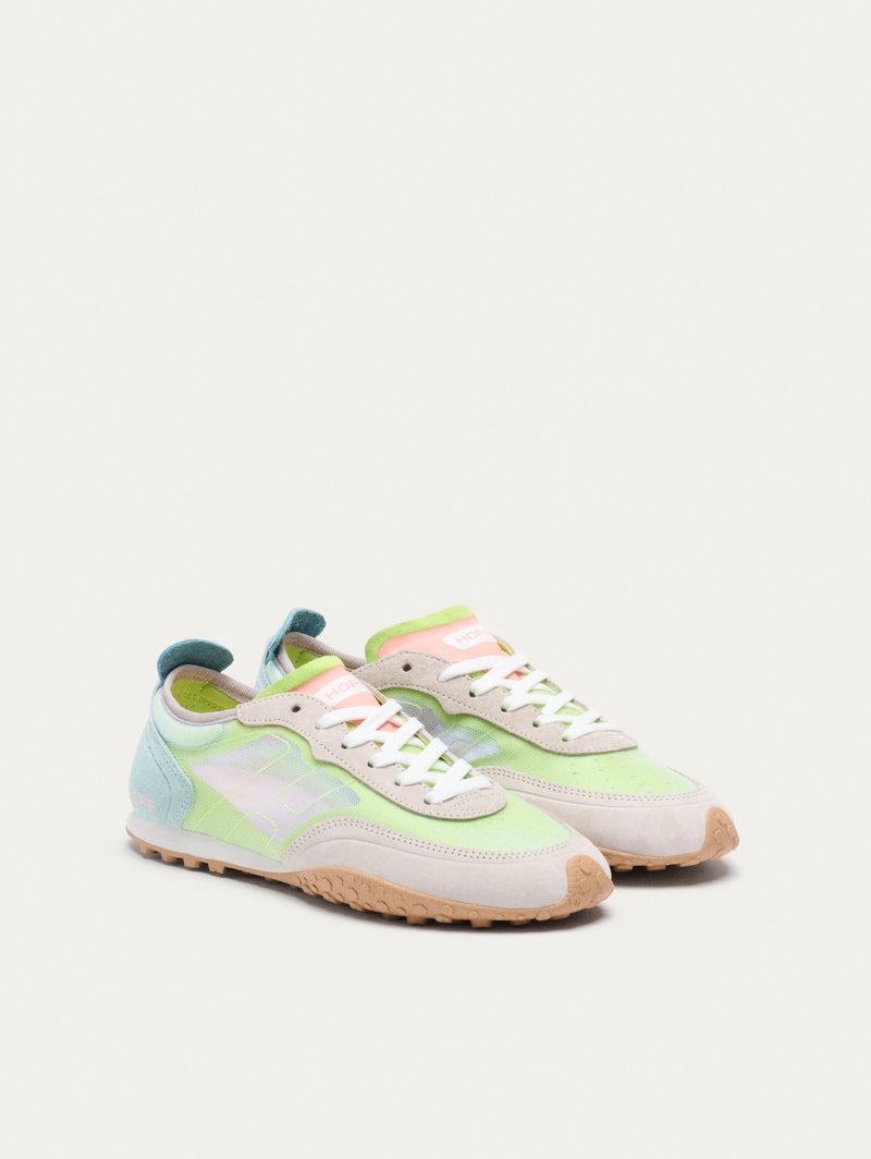 Sneakers Donna Hoff Bird Peacock Bianche Verdi | BKS3941AZ