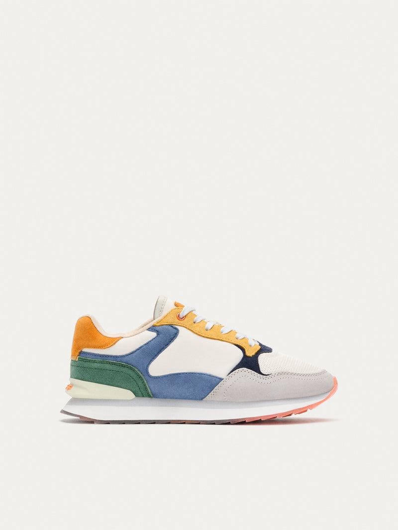 Sneakers Donna Hoff City Bangkok Bianche Gialle Blu | OHF7368XM