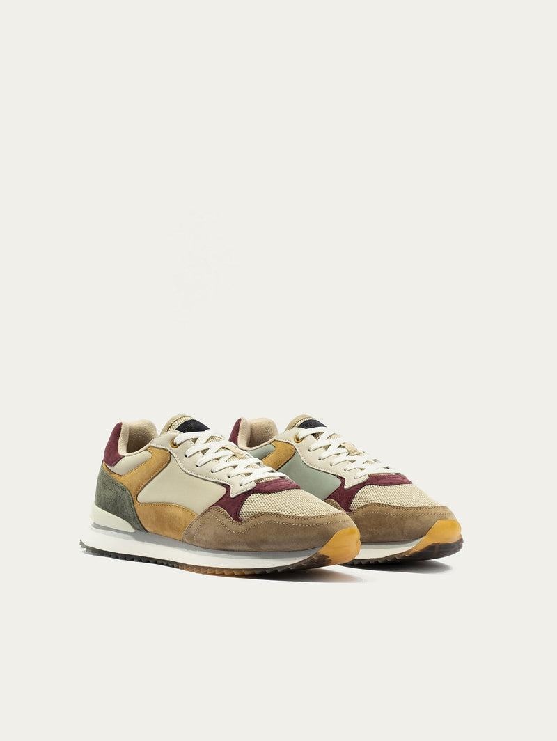 Sneakers Donna Hoff City Madrid Marroni Gialle Verdi | UAS3145ZH