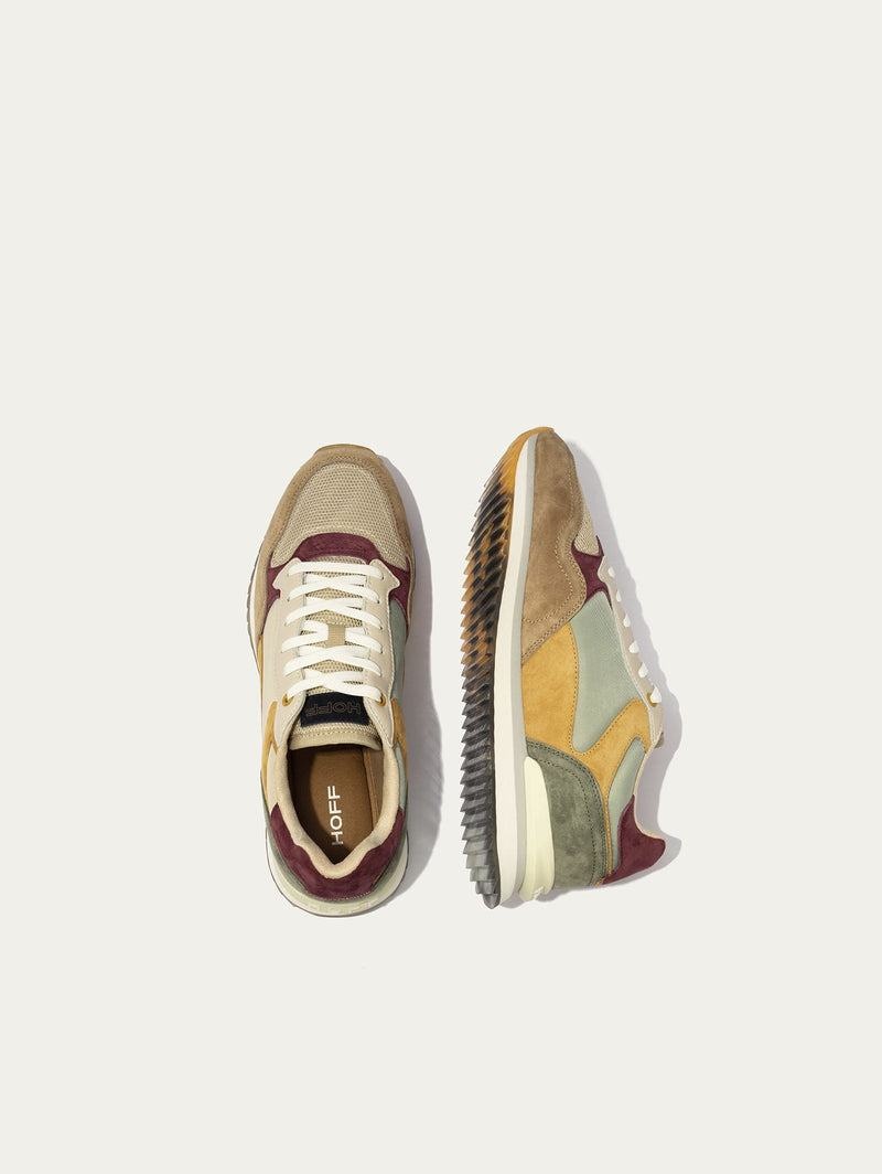 Sneakers Donna Hoff City Madrid Marroni Gialle Verdi | UAS3145ZH