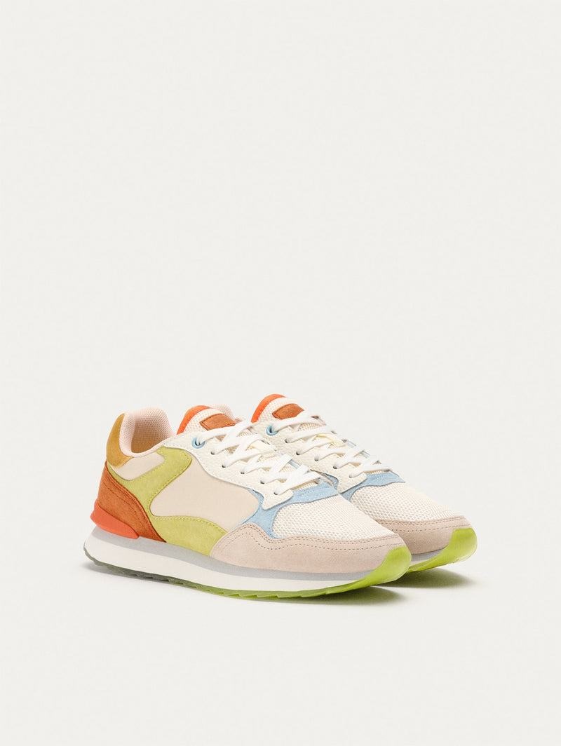Sneakers Donna Hoff City Mallorca Bianche Khaki Arancioni | UQT809UB