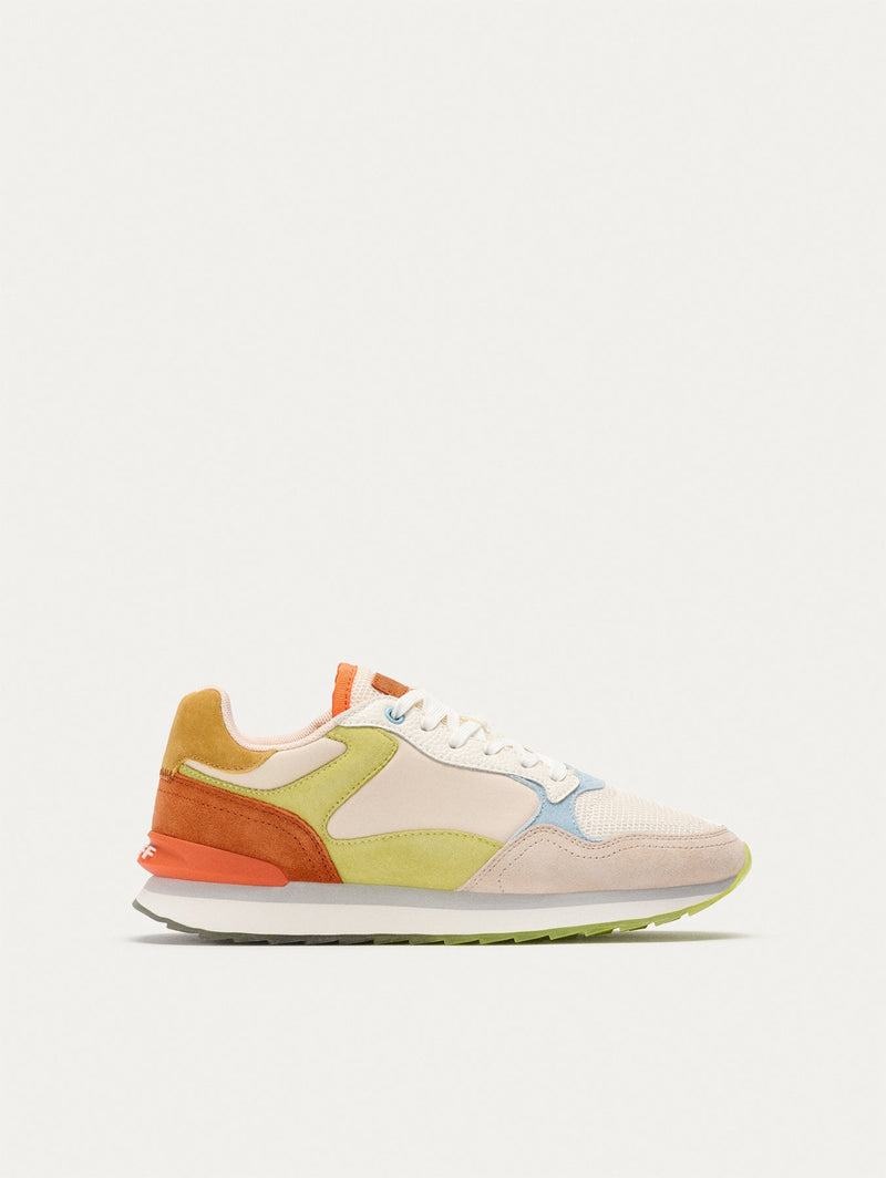 Sneakers Donna Hoff City Mallorca Bianche Khaki Arancioni | UQT809UB