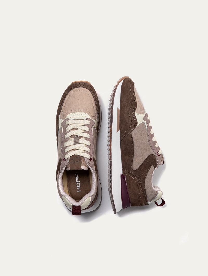 Sneakers Donna Hoff City Nantes Marroni Scuro Grigie | ULM7192WB