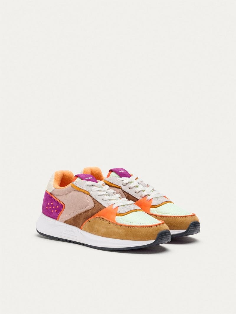 Sneakers Donna Hoff District Beale Bianche Marroni Viola | URR4339KR