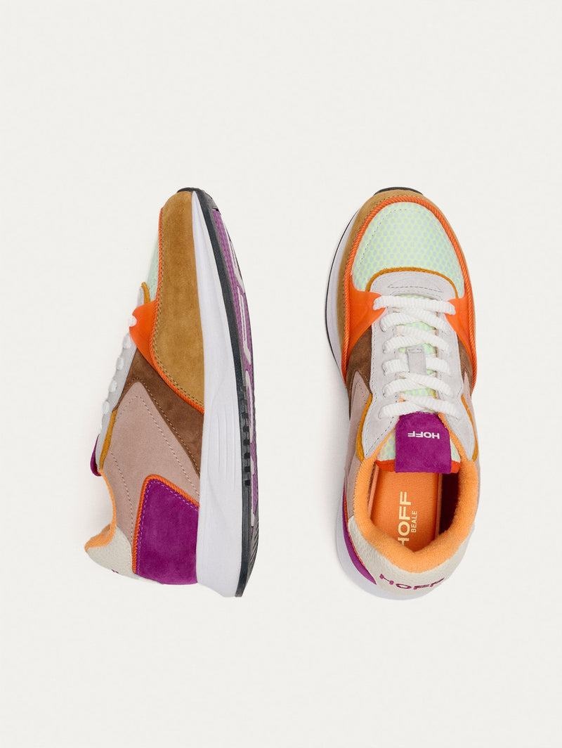 Sneakers Donna Hoff District Beale Bianche Marroni Viola | URR4339KR