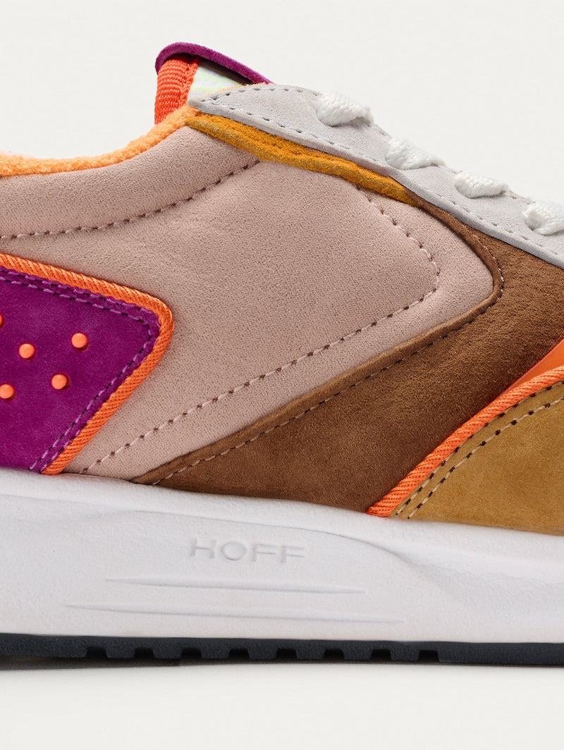 Sneakers Donna Hoff District Beale Bianche Marroni Viola | URR4339KR