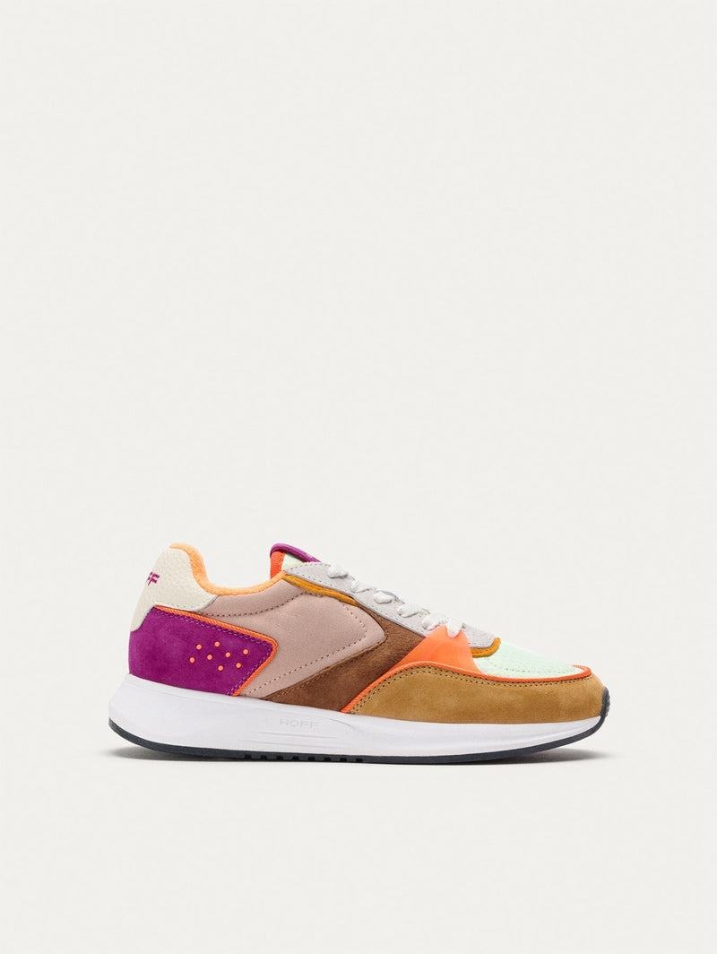 Sneakers Donna Hoff District Beale Bianche Marroni Viola | URR4339KR