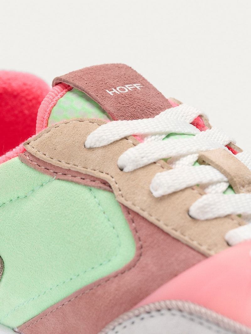 Sneakers Donna Hoff District Rambla Khaki Rosa Verdi | XGE142KS