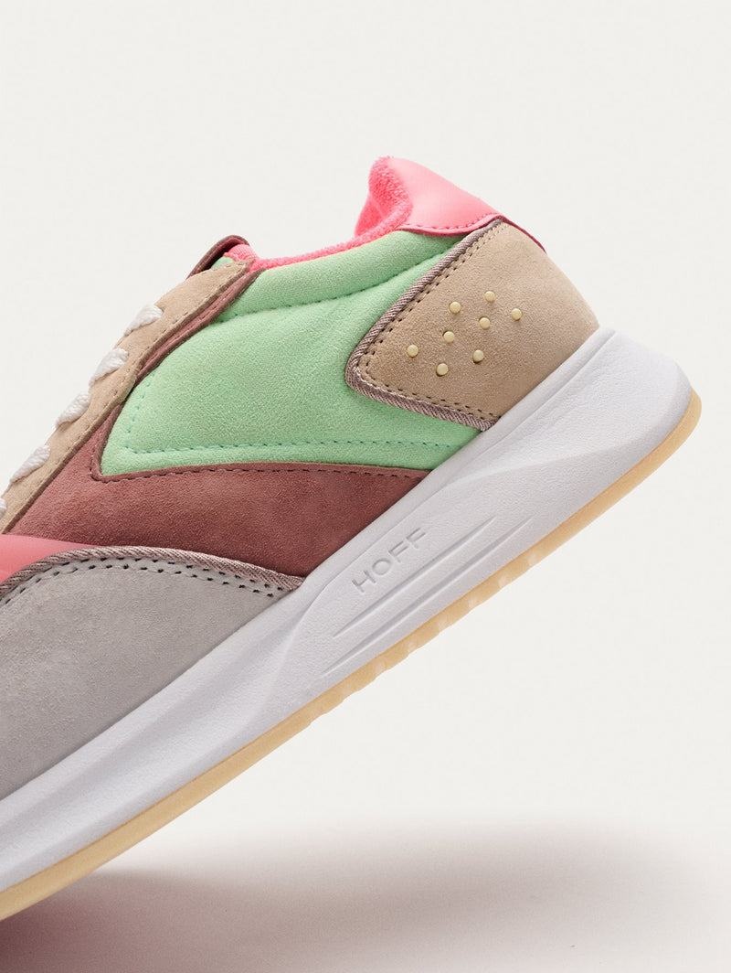 Sneakers Donna Hoff District Rambla Khaki Rosa Verdi | XGE142KS