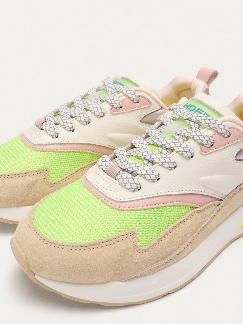 Sneakers Donna Hoff Skyline Bayfront Bianche Gialle Khaki | TBV237QA