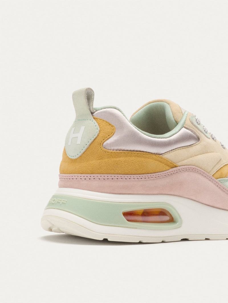 Sneakers Donna Hoff Skyline Griffith Khaki Bianche Rosa | MBX882MV