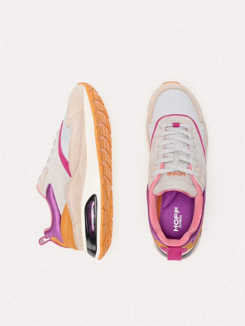 Sneakers Donna Hoff Skyline Olympia Bianche Khaki Viola | QVB4213PB
