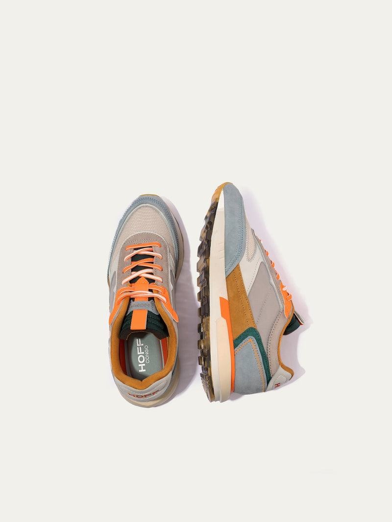 Sneakers Donna Hoff Tribe Congo Bianche Grigie Arancioni | KPP2182GM