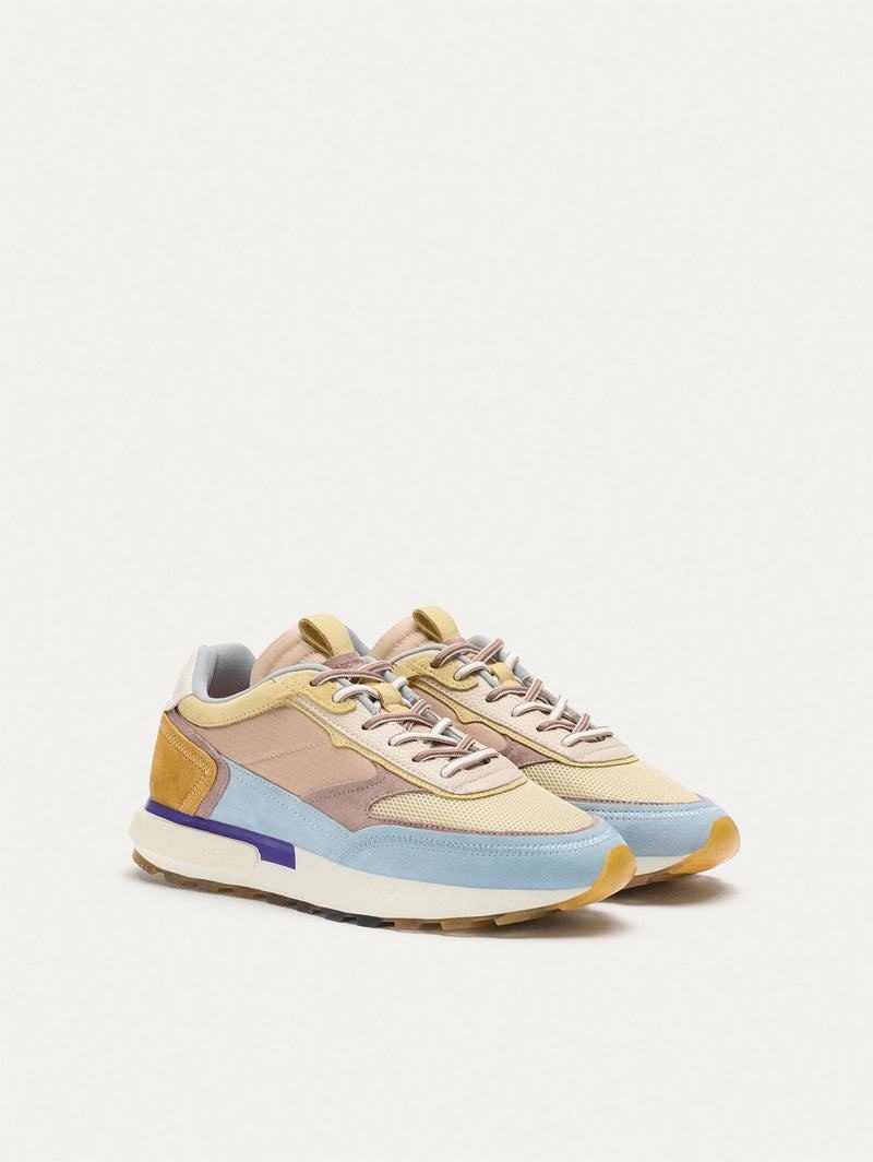 Sneakers Donna Hoff Tribe Serengeti Gialle Blu | JGJ9870TA