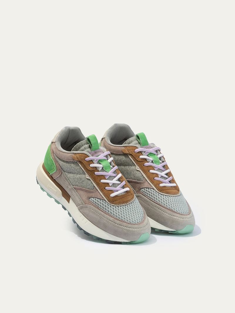 Sneakers Donna Hoff Tribe Siberia Grigie Verdi | WKK9255YY