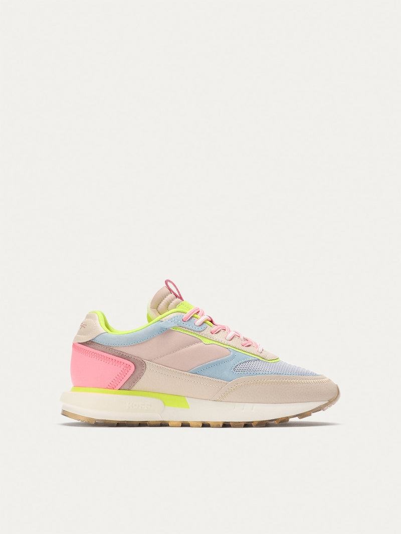 Sneakers Donna Hoff Tribe Tana Rosa Khaki Blu | TOL4729GQ