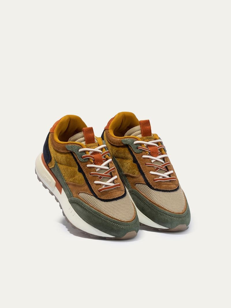Sneakers Donna Hoff Tribe Tanzania Gialle Marroni Verdi | TET8324TF