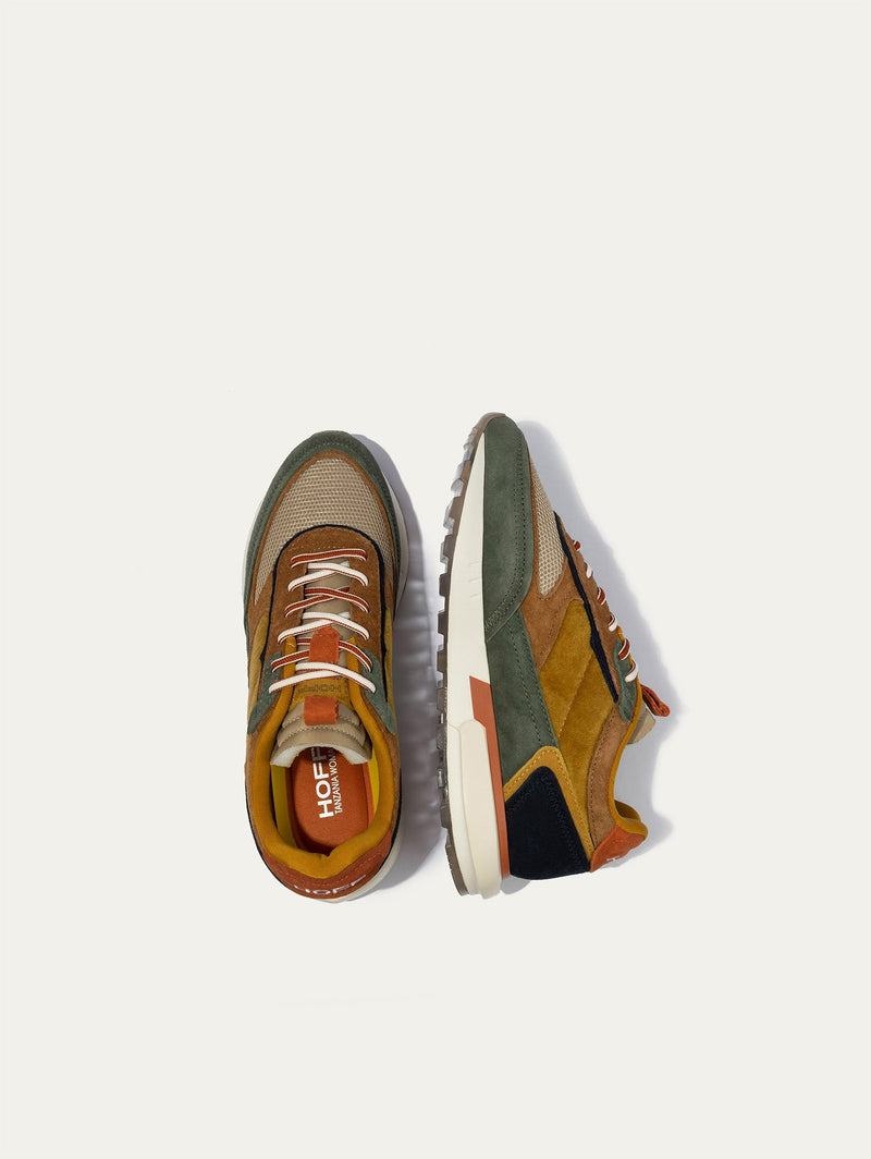 Sneakers Donna Hoff Tribe Tanzania Gialle Marroni Verdi | TET8324TF