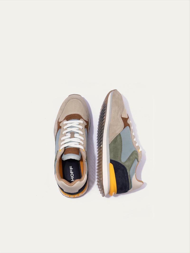 Sneakers Uomo Hoff City Montevideo Grigie Blu Verdi | FCJ8558GQ