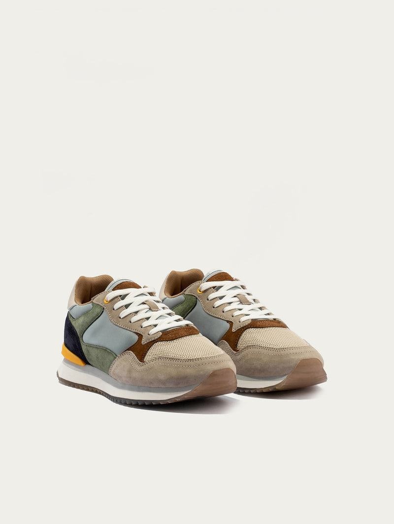 Sneakers Uomo Hoff City Montevideo Grigie Blu Verdi | FCJ8558GQ