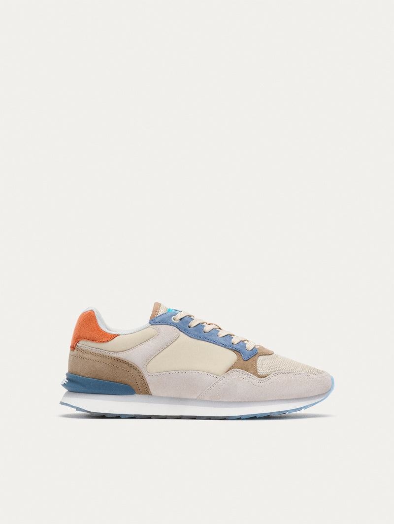 Sneakers Uomo Hoff City Santiago Bianche Grigie Marroni | DJY6735ET