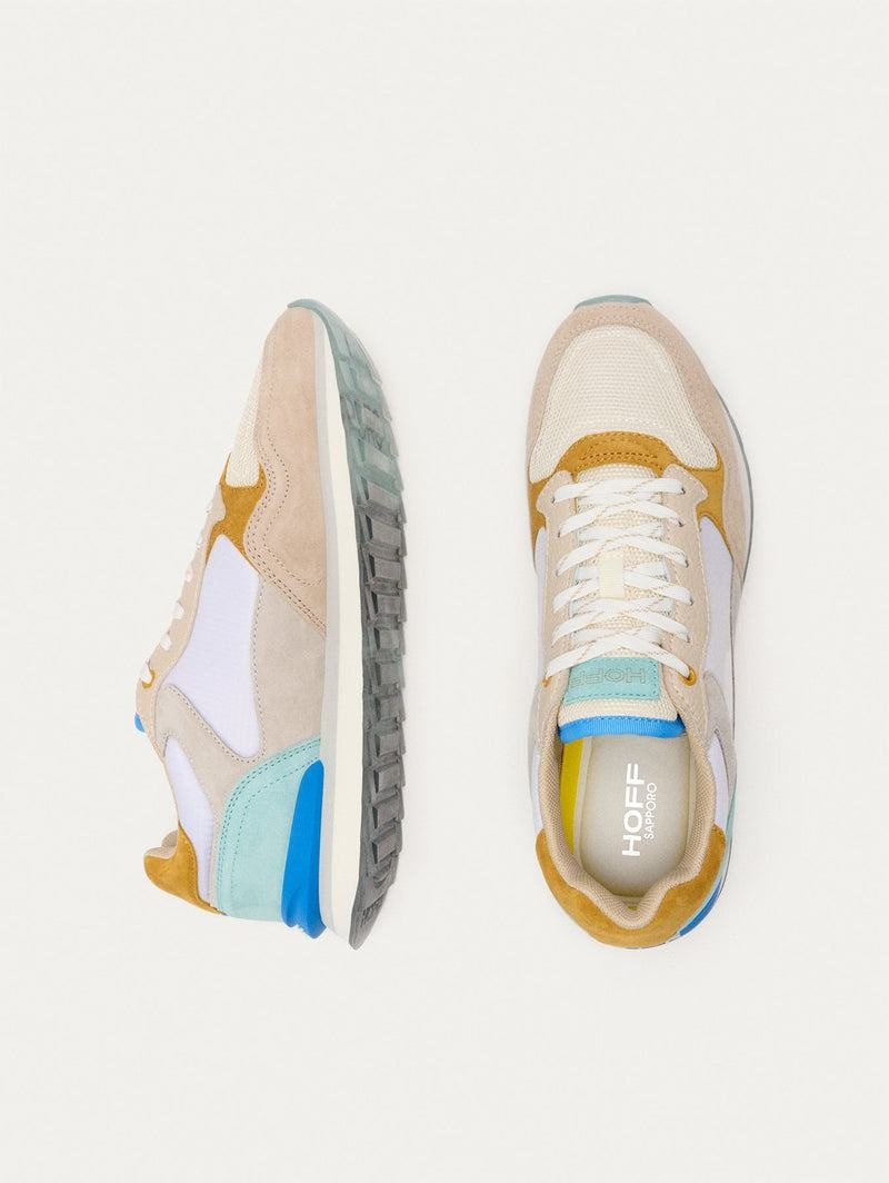 Sneakers Uomo Hoff City Sapporo Bianche Khaki Gialle | QOD388AJ
