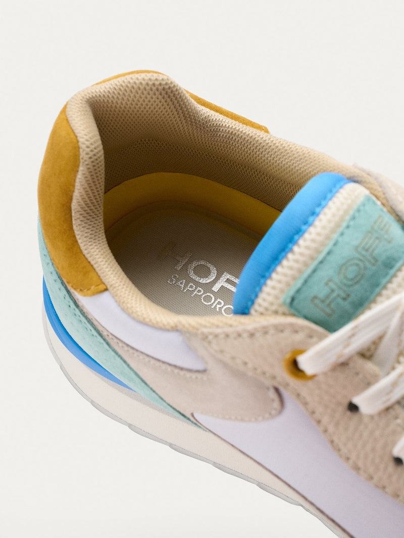 Sneakers Uomo Hoff City Sapporo Bianche Khaki Gialle | QOD388AJ