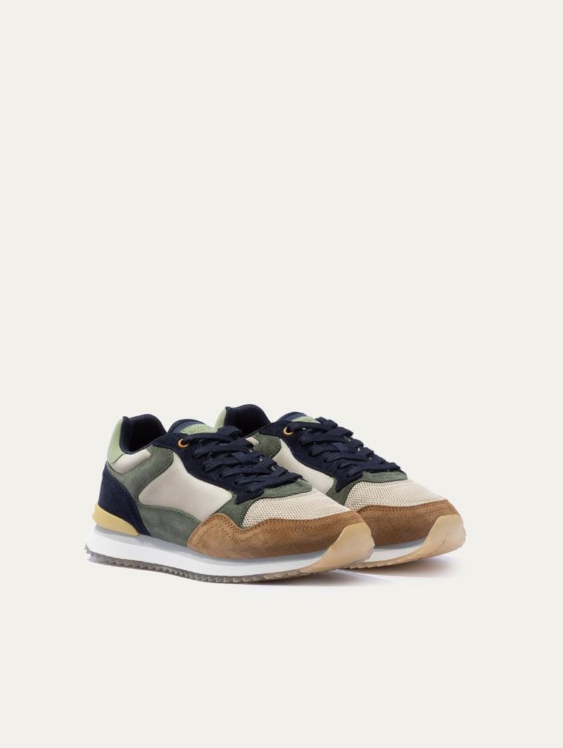 Sneakers Uomo Hoff City Toronto Blu Verdi Marroni | YII238DL