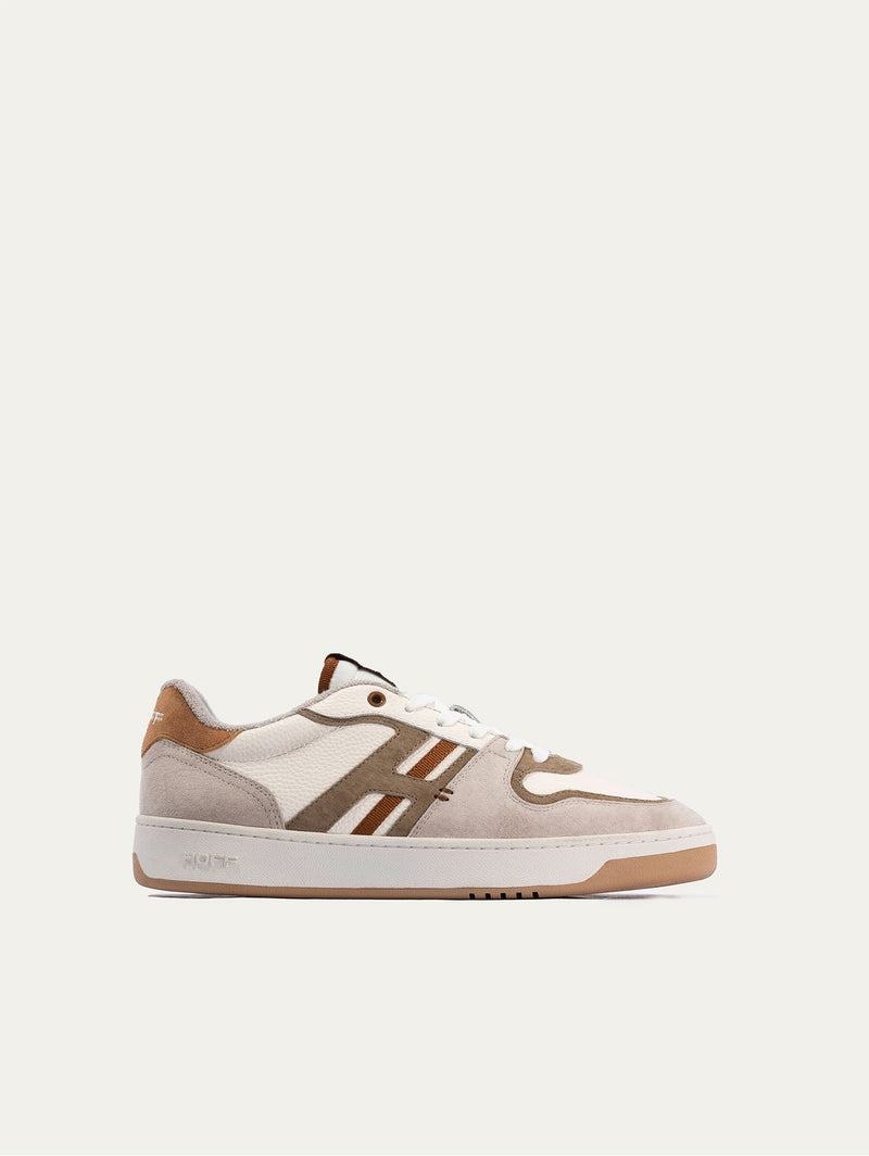 Sneakers Uomo Hoff Metro Trocadero Bianche Grigie Marroni | AXF807ZP